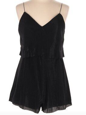 Silence + Noise Black Elegant Romper - Women's Large - EUC